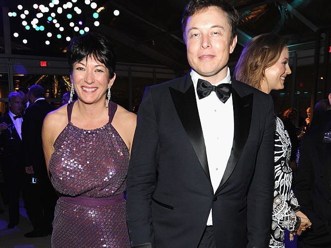 Ghislaine Maxwell and Elon Musk