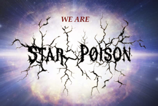 We are star poison Death Metal band style logo