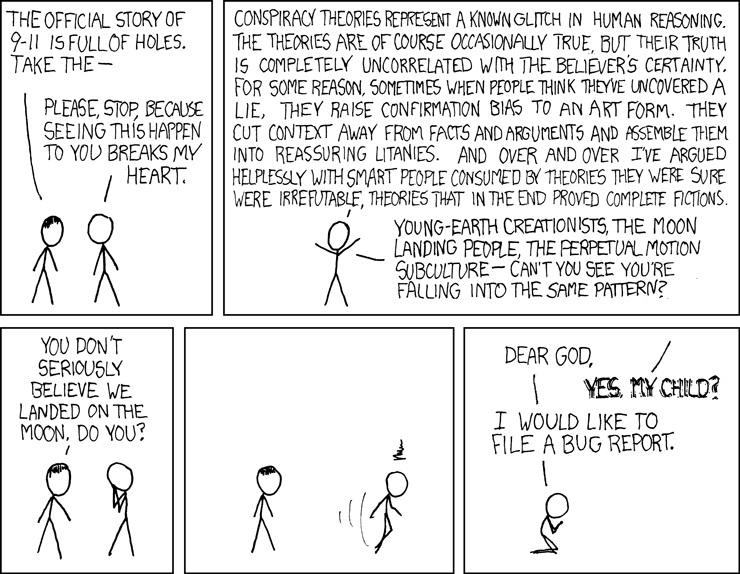 xkcd - Conspiracy Theories