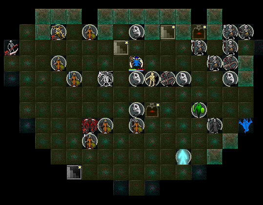 Screenshot from the game Dungeon Crawl Stone Soup