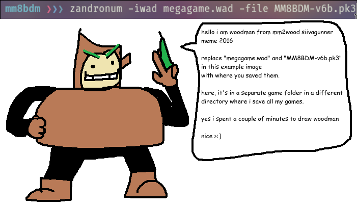 hello user of alttext! this is a visualized version of the command! i drew the woodman myself, he looks really nice thank you for noticing